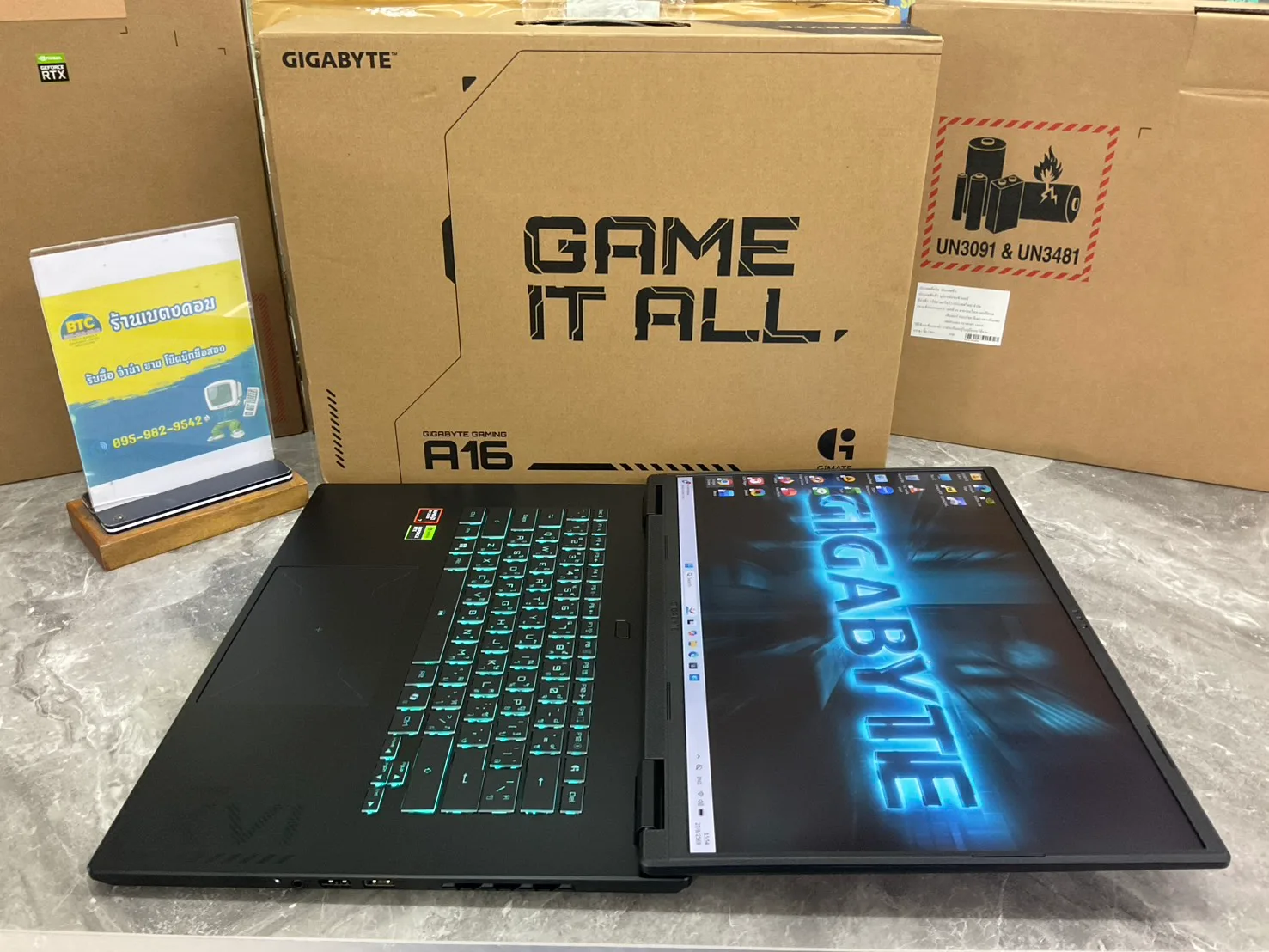 Other Gigabyte Gaming A16 3THK3TH893SH เพิ่มเติม