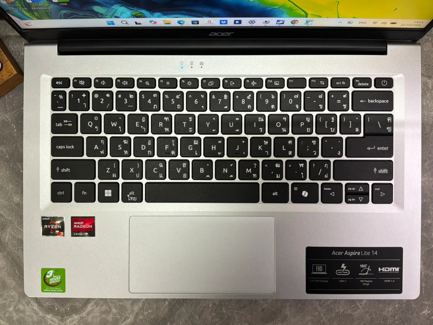 Acer Aspire Lite 14 AL14-48P-R2D1 เพิ่มเติม