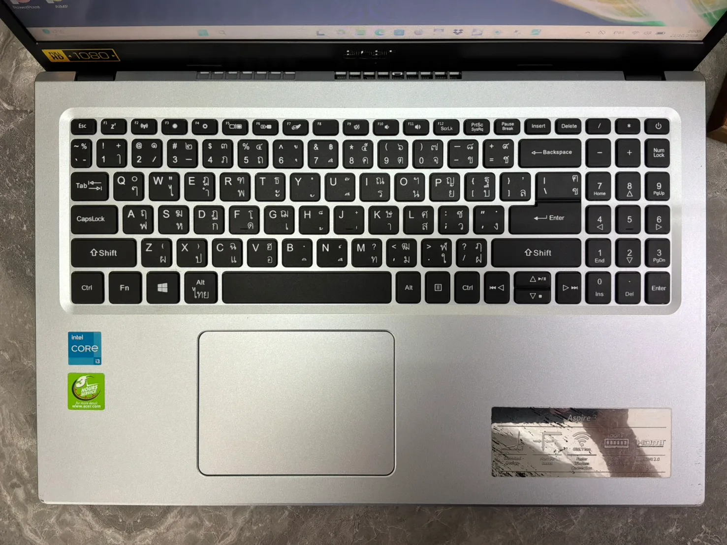 Acer Aspire 3 A315-58-382S เพิ่มเติม