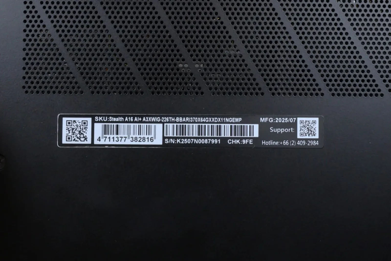 MSI STEALTH A16 AI PLUS A3XWIG-226TH 3