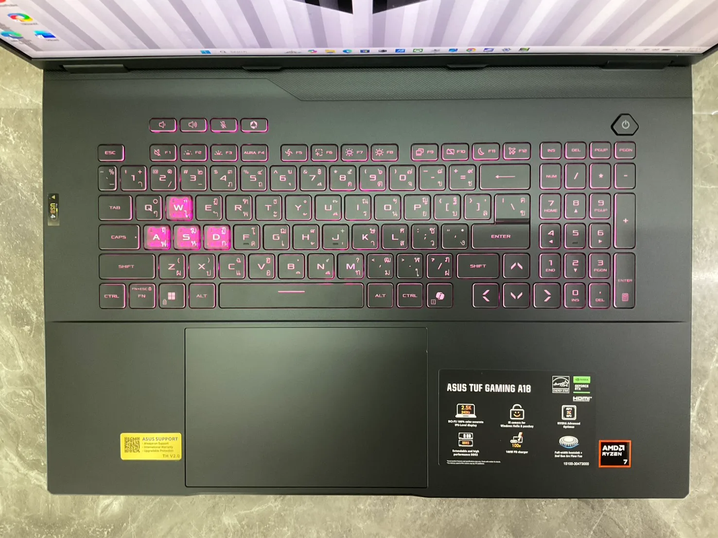 Asus TUF Gaming A18 FA808UH-S9008W เพิ่มเติม