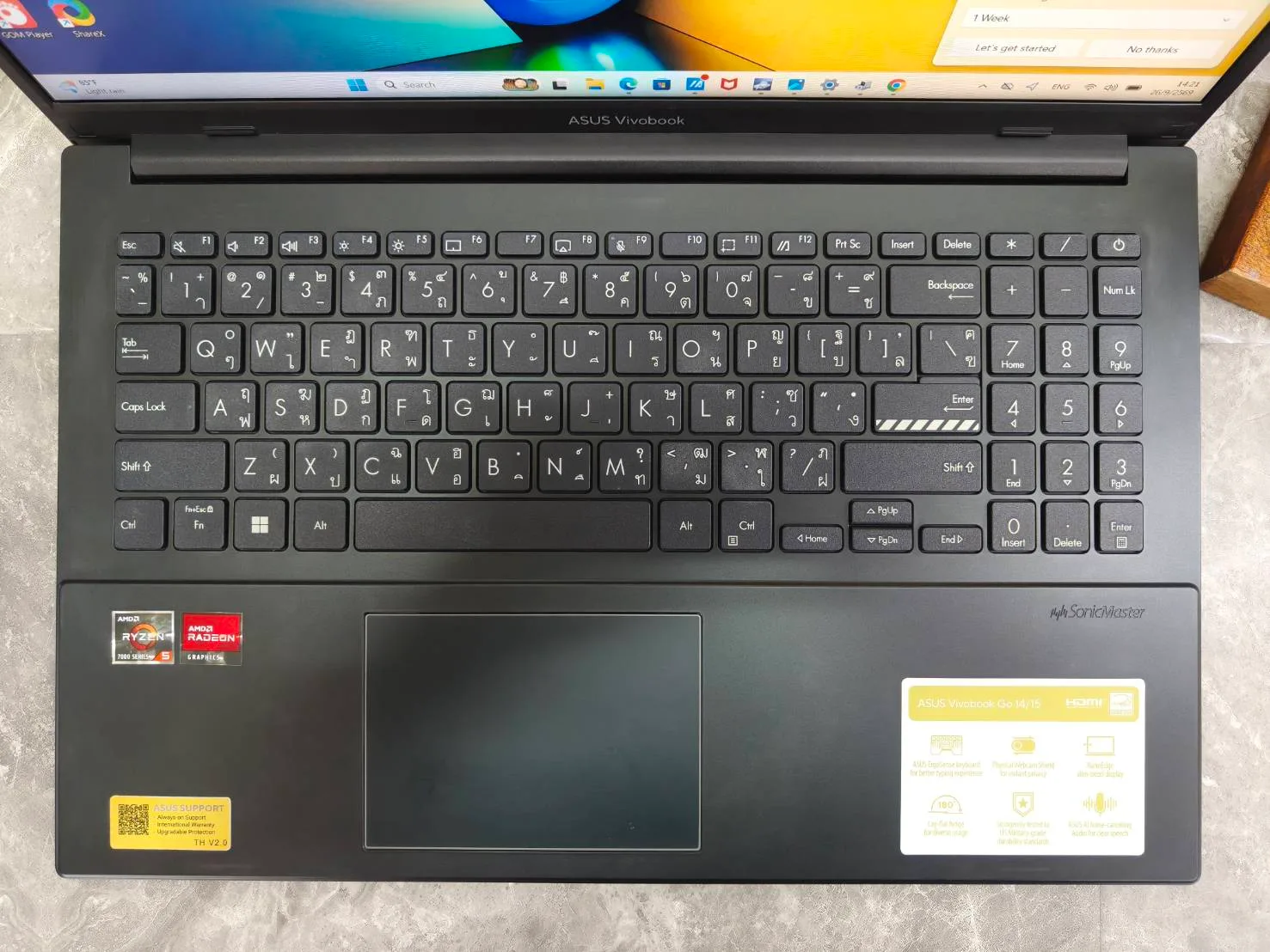 Asus Vivobook Go 15 M1504FA-BQ516W เพิ่มเติม